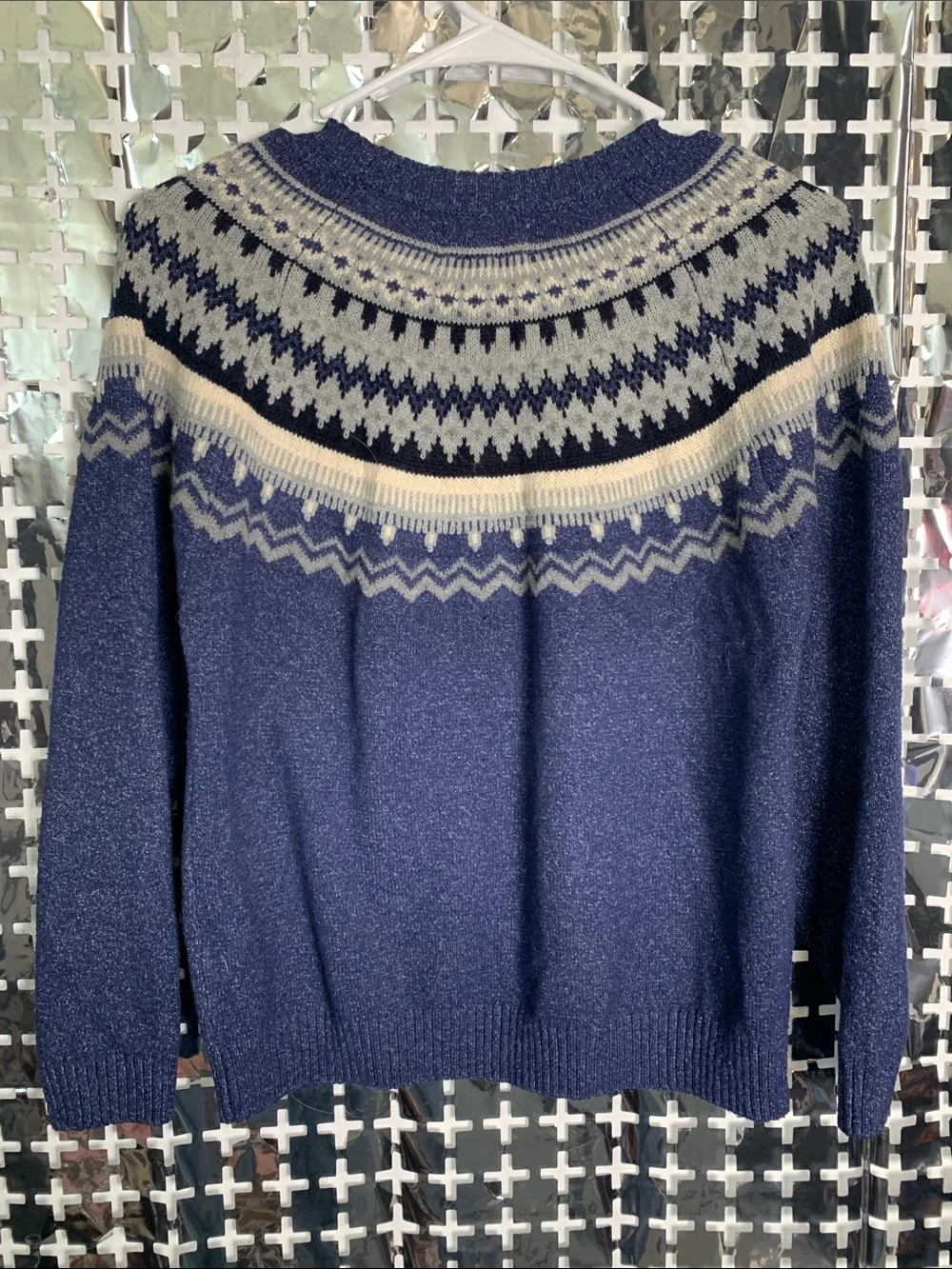 Weatherproof cozy crewneck